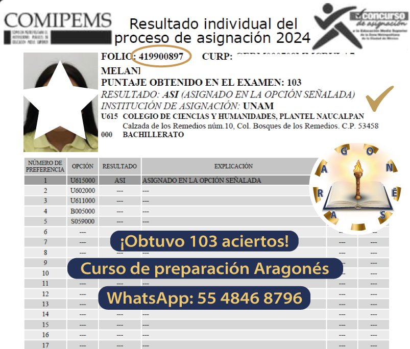 COMIPEMS2024-103-Aciertos-CCHNaucalpan-WEB2024 9